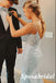 Sexy Tulle And Lace Spaghetti Straps V-Neck Sleeveless Mermiad Long Prom Dresses, PD3912