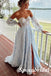 Sexy Tulle And Lace Sweetheart V-Neck Sleeveless Side Slit A-Line Long Prom Dresses, PD3913