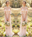Chiffon Cheap Bridesmaid Dresses, Pink Lovely Popular Fashion New Unique Bridesmaid Dress, PD0425