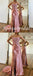 Sexy Lace And Satin Sweetheart Sleeveless Side Slit Mermaid Long Prom Dresses,PD3684