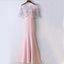 Affordable Unique New Design Pink Prom Dresses, Mermaid Popular Prom Dress for party,  PD0456