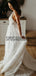 A-line Elegant Unique Country Long Wedding Dresses WD0501