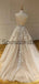 A-line Straps Champagne Lace Long Formal Modest Prom Dresses PD2265