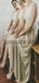 A-line Long Chiffon Sleeveless Elegant Bridesmaid Dress with Lace WG602