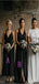 Affordable Black Mismatched  Long Formal Bridesmaid Dresses WG742