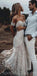 Chamring Unique Full Lace Beach Wedding Dresses, Romantic Elegant Wedding Gown, WD0352
