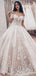 Custom Off the Shoulder Lace Unique Deisgn High Quality Modest Long Popular Wedding Dresses, WD00340
