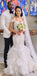 Charming Cap Sleeves Sweetheart Mermaid Vintage Long Wedding Dresses, WD0616