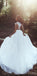 Long A-line Top Lace Appliques Side Slit Newest Custom Elegant Wedding Dresses, WD0355