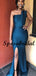 Mismatched Blue Mermaid Modest Bridesmaid Dresses WG642
