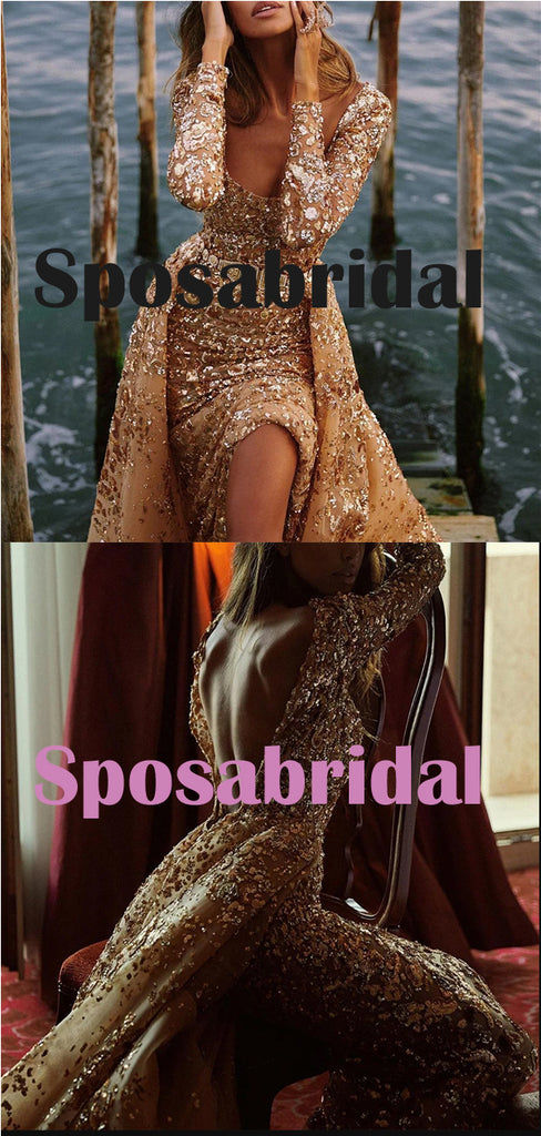 New Arrival Long Sleeves Elegant High Quality Fashion Formal Prom Dresses PD1636