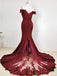 Off Shoulder Navy and Burgundy Popular Prom Dress, Bridesmaid Dresses, PD0650