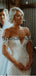 Off the Shoulder Sweatheart Mermaid Beach Long Wedding Dresses WD0554