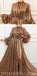 Sequin Sparkly Shinning Long Sleeves A-Line Cheap Modest Fashion Elegant Prom Dresses, Unique Party Dress, PD1178