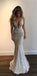 Sparkly Spaghetti Straps Deep V Neck Mermaid Shinning Fashion Prom Dresses,party queen dress, PD1003