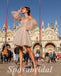 Sparkly Sexy Spaghetti Straps V-Neck A-Line Prom Dress/Homecoming Dress, PD3516