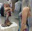 Sparkly Laser Sequin V-neck Spaghetti Straps Mermiad Long Prom Dress, PD3505