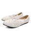 Strappy White Flat Wedding Shoes Evening Shoes