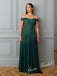 Elegant Chiffon Off Shoulder A-Line Mother Of The Bride Dresses with Appliques, SFM012