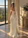 Off The Shoulder Short Sleeve Soft Satin Mermaid Wedding Dress, Lace Applique Corset Floor Length Bridal Gown,WD3139