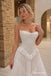 Strapless Sweetheart Tulle Wedding Dress, Lace Applique Corset Tiered Ruffle A-Line Bridal Gown,WD3140