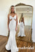 Sexy Soft Satin Spaghetti Straps  V-Neck Sleeveless Mermaid Long Prom Dresses, PD3902