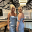 Chic Mismatched Dusty Blue Soft Satin Mermaid Bridesmaid Dresses | Wedding Guest Attire, BD3448