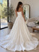 Strapless Ruched Satin A-Line Wedding Dress With Train,WD3133