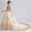 Little Wedding Guest Cap Sleeves Tulle Unique A-Line Flower Girl Dresses, FG1458