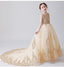 Little Wedding Guest Cap Sleeves Tulle Unique A-Line Flower Girl Dresses, FG1458