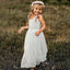 Cute Wedding Guest Dress Spaghetti Straps Lace Unique A-Line Flower Girl Dresses, FG1460