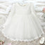 Cute Wedding Guest Dress Long Sleeves Tulle And Lace Unique A-Line Flower Girl Dresses, FG1461