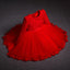 Cute Wedding Guest Dress Long Sleeves Tulle And Lace Unique A-Line Flower Girl Dresses, FG1461