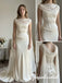 Ivory Satin Draped Cowl Corset Cape Sleeve Floor Length Prom Dress, PD4295