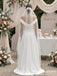 Off-The-Shoulder Draped Satin Sheath Wedding Dress,WD3134