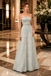 Beaded Textured Strapless Floor Length Formal Dress, PD4246