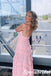 Hot Sale Chiffon Spaghetti Straps V-Neck Sleeveless A-Line Maxi Prom Dress, PD4008