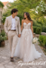 Ivory Floral Lace Strapless Sweetheart Sheer Corset Bodice Tulle A-Line Romantic Bridal Gown, WD3123