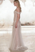 Elegant Asymmetrical Strpas Tulle and Sequin Sleeveless Mermaid Prom Dress, PD4070