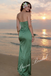 Simple Soft Satin Sweetheart Sleeveless Mermaid Maxi Prom Dress, PD4097
