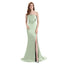 Mismatched Mermaid Sage Sexy Elegant Mermaid Long Bridesmaid Dresses, BD3396