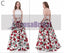 Fashion Newest Mismatched Two Pieces Sleeveless A-line Unique Prom Dresses, PD0477