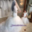 New Hot Selling  Custom Made Half Sleeves Floor Length Lace Mermaid Flower Girl Dresses, Junior Bridesmaid Dresses, FG114