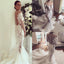 Charming New Arrival Lace Long Sleeves Pretty Fashion Mermaid Popular Wedding Dress, PD0377