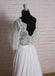 Long Sleeves Lace Cheap Beach Wedding Dresses Online, WD378