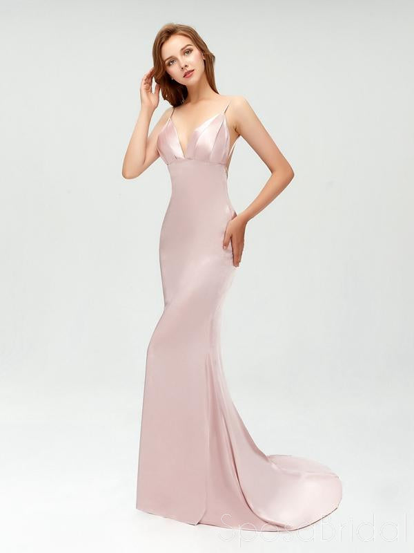 Cheap Spaghetti Straps Mermaid Simple Modest Sexy Prom Dresses, Evening dresses,PD1031