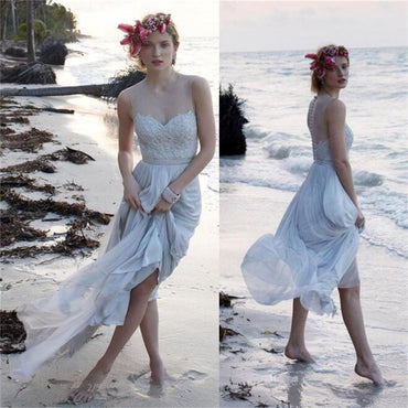 Newest Beach Unique New Design Beautiful Chiffon Prom Dress ,WD0114