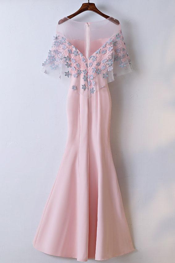 Affordable Unique New Design Pink Prom Dresses, Mermaid Popular Prom Dress for party,  PD0456 - SposaBridal