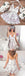 Cheap Freshman Spaghetti Straps Short Popular Lace Homecoming Dress with Sash, BD0259 - SposaBridal