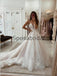 A-line Lace Vintage Tulle Modest Wedding Dresses, Prom Dresses WD0372